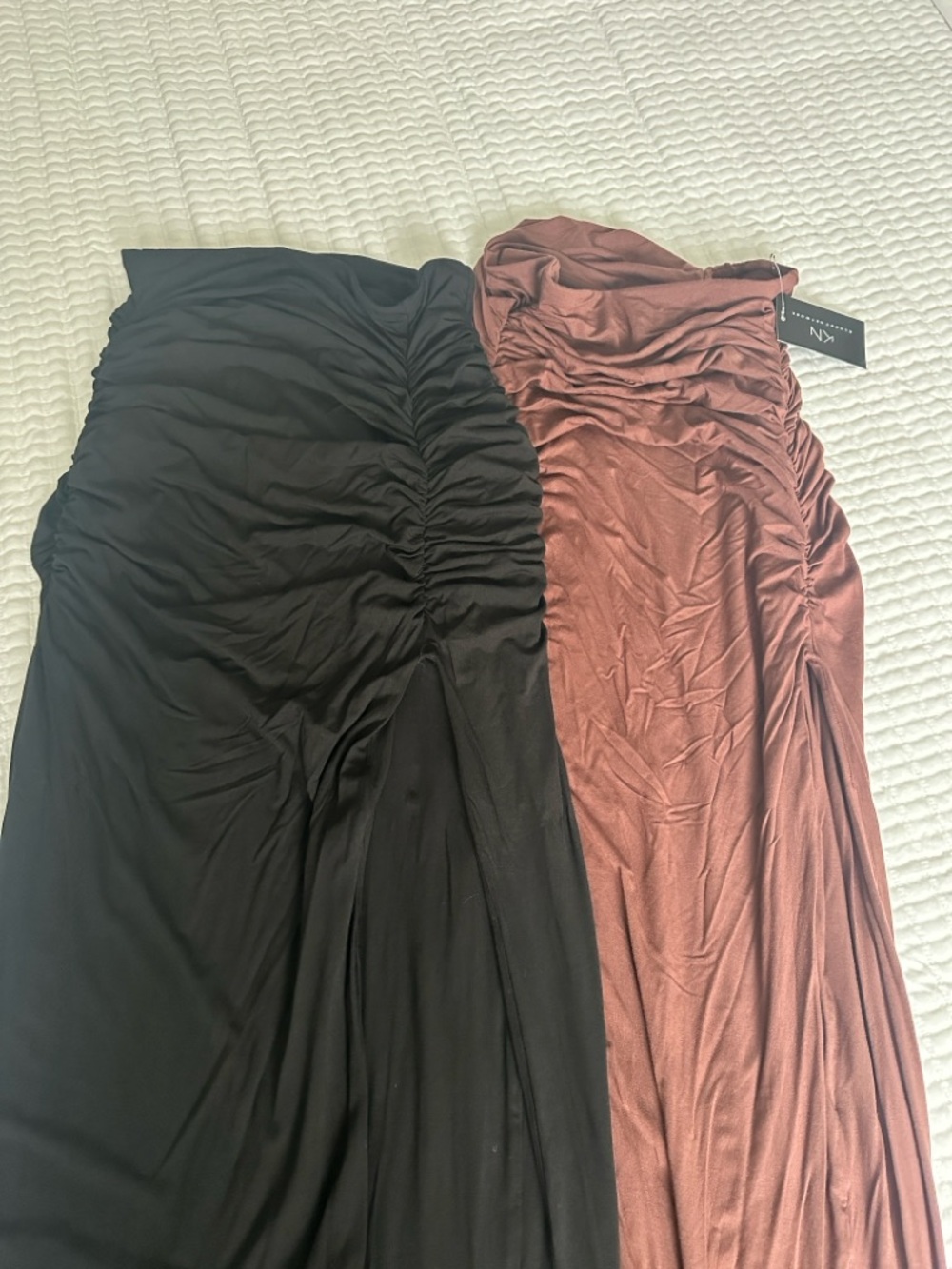 Klassy Network Ruched Maxi Skirt Bundle - Picture 2 of 3